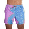 Magical Change Color Beach Shorts Summer Men Swimming Trunks Swimwear Swimsuit Quick Dry bathing shorts Beach Pant