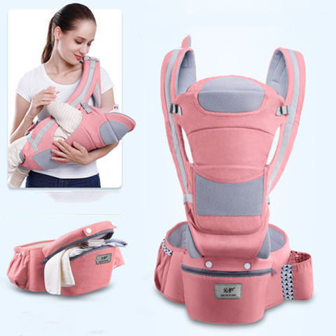 Ergonomic Baby Carrier Infant Baby Hipseat Carrier 3 In 1 Front Facing Ergonomic Kangaroo Baby Wrap Sling