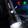 Strong Flashlight Focusing Led Flash Light Rechargeable Super Bright LED Outdoor Xenon Lamp