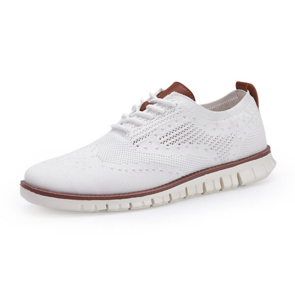 Knitted lace-up casual shoes Brock men's shoes