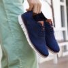 Knitted lace-up casual shoes Brock men's shoes