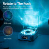 Retro Turntable Speaker Wireless Bluetooth 5.0 Vinyl Record Player Stereo Sound With White Noise RGB Projection Lamp Effect