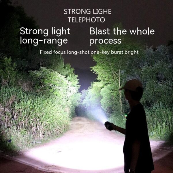 Small Flashlight Strong Super Bright Portable Rechargeable