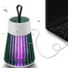 Electric-Shock Physical Mosquito Killer Light Purple Light Mosquito Trap Mosquito Killer Portable OutdoorBedroom USB Rechargeable Mosquito Trap