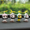 New Miao Xiaodang Car Doll Bamboo Dragonfly Helmet