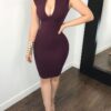 Women's Sexy Fashion Oblique Shoulder Strap Dress