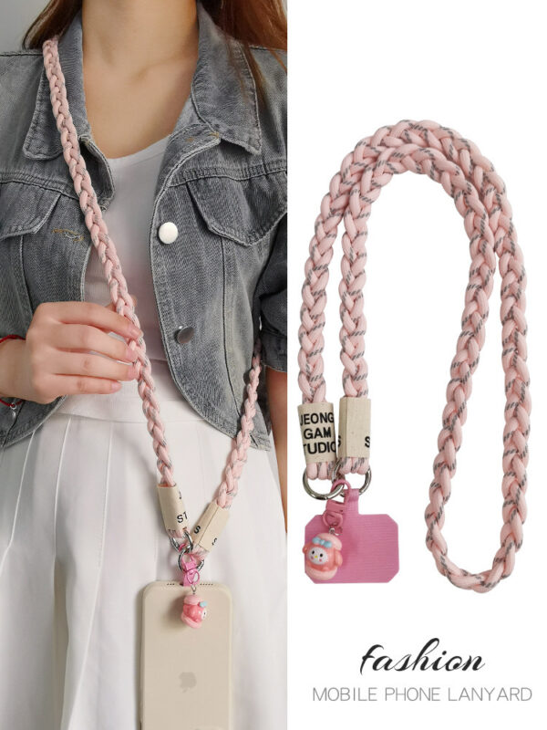 Mobile Phone Lanyard Long Crossbody Can Back Loudspeaker Lanyard