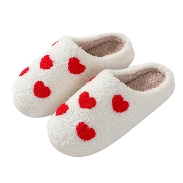 Plush Home Slippers Cartoon Love Style