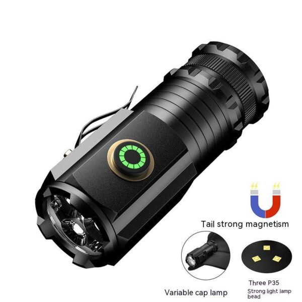 Small Flashlight Strong Super Bright Portable Rechargeable