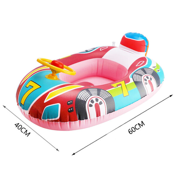 Inflatable Children's Swimming Ring Aircraft Yacht Steering Wheel