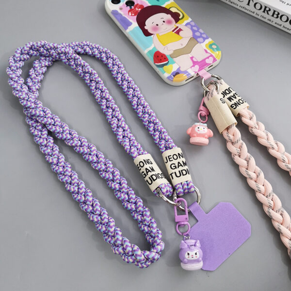 Mobile Phone Lanyard Long Crossbody Can Back Loudspeaker Lanyard