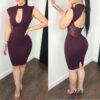 Women's Sexy Fashion Oblique Shoulder Strap Dress